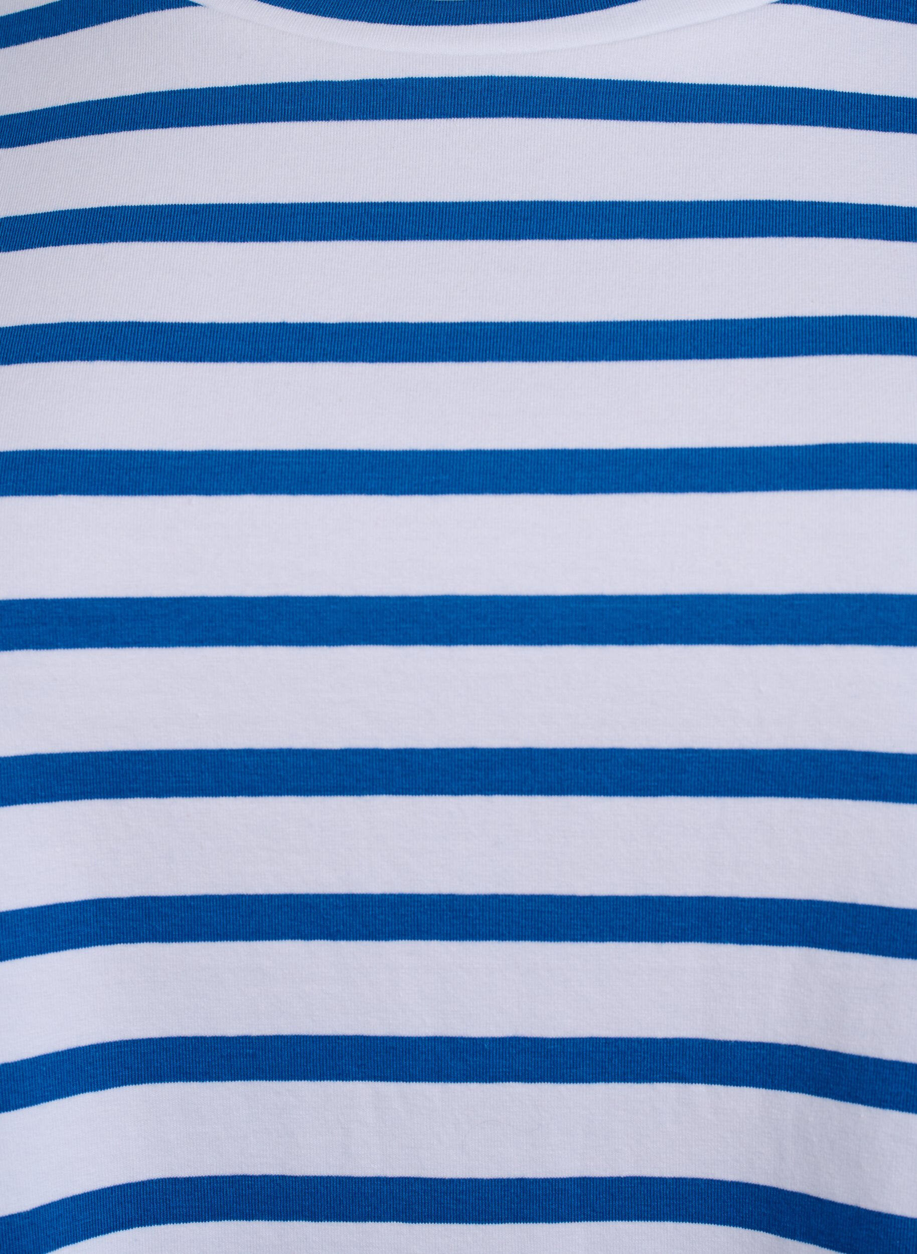 Zizzifashion Striped T-shirt in organic cotton, Blue, Packshot image number 2