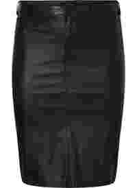 Coated skirt with slit