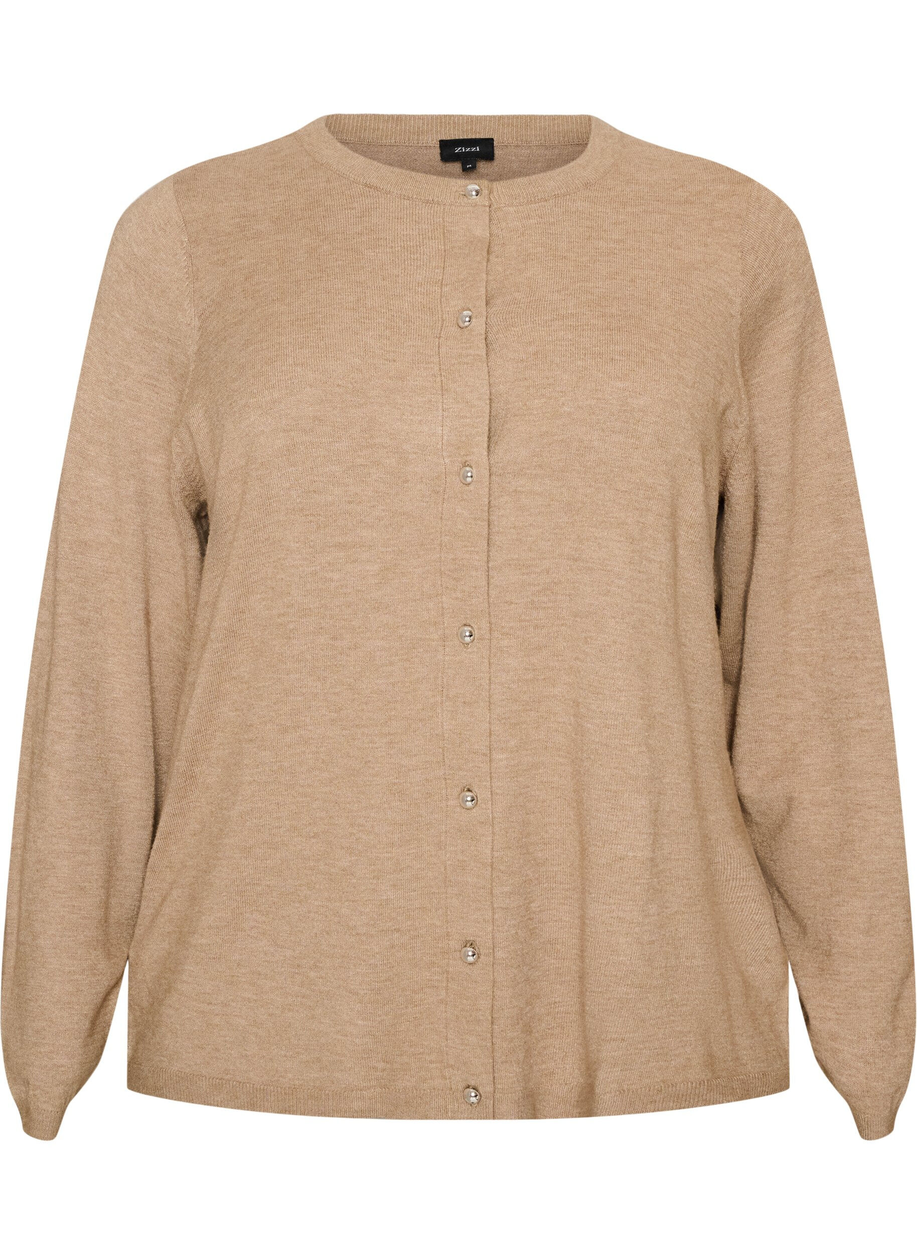 Cardigan with round buttons
