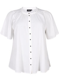 Short-sleeved shirt with dotted pattern