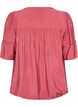 Viscose blouse with pintucks and balloon effect, Rose, Packshot image number 1
