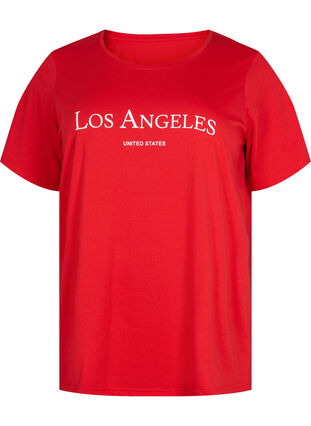FLASH - T-shirt with motif, High Risk Red, Packshot image number 0