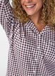 Cotton pyjama shirt with chest pocket, Red, Model image number 3