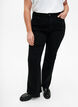High-waisted Ellen bootcut jeans, Black, Model image number 2