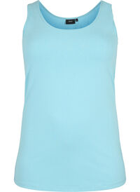 Solid color basic top in cotton