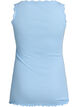 Top with lace trim, Light Blue, Packshot image number 1