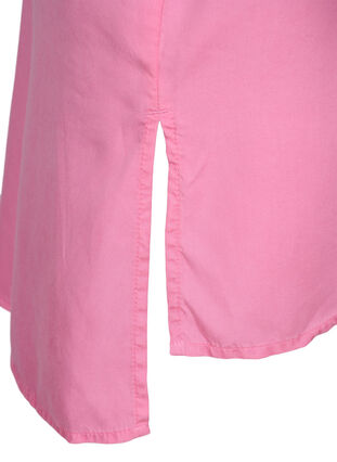 	 Long shirt with 3/4 sleeves in lyocell (TENCEL™), Rosebloom, Packshot image number 3