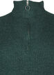 FLASH - Knitted dress with high neck, Sea Moss Mel., Packshot image number 2