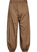 High-waisted balloon trousers with an elasticated waistband, Brown, Packshot image number 1