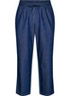 Straight fit jeans with elasticated waistband, Blue, Packshot image number 0