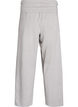 Loose lounge trousers with wide waistband, Grey, Packshot image number 1