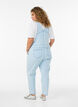 Striped denim overalls, Light Blue, Model image number 1