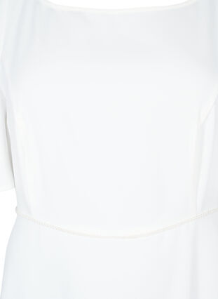 Party dress with empire cut, Bright White, Packshot image number 2