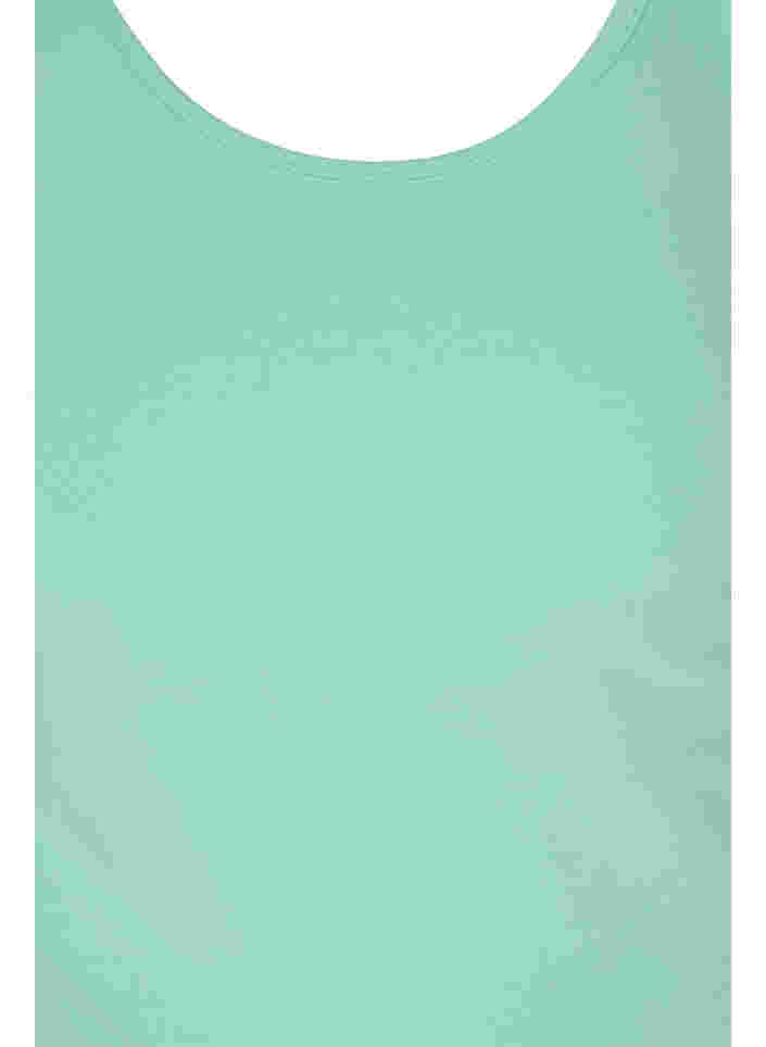 Basic top, Dusty Jade Green, Packshot image number 2