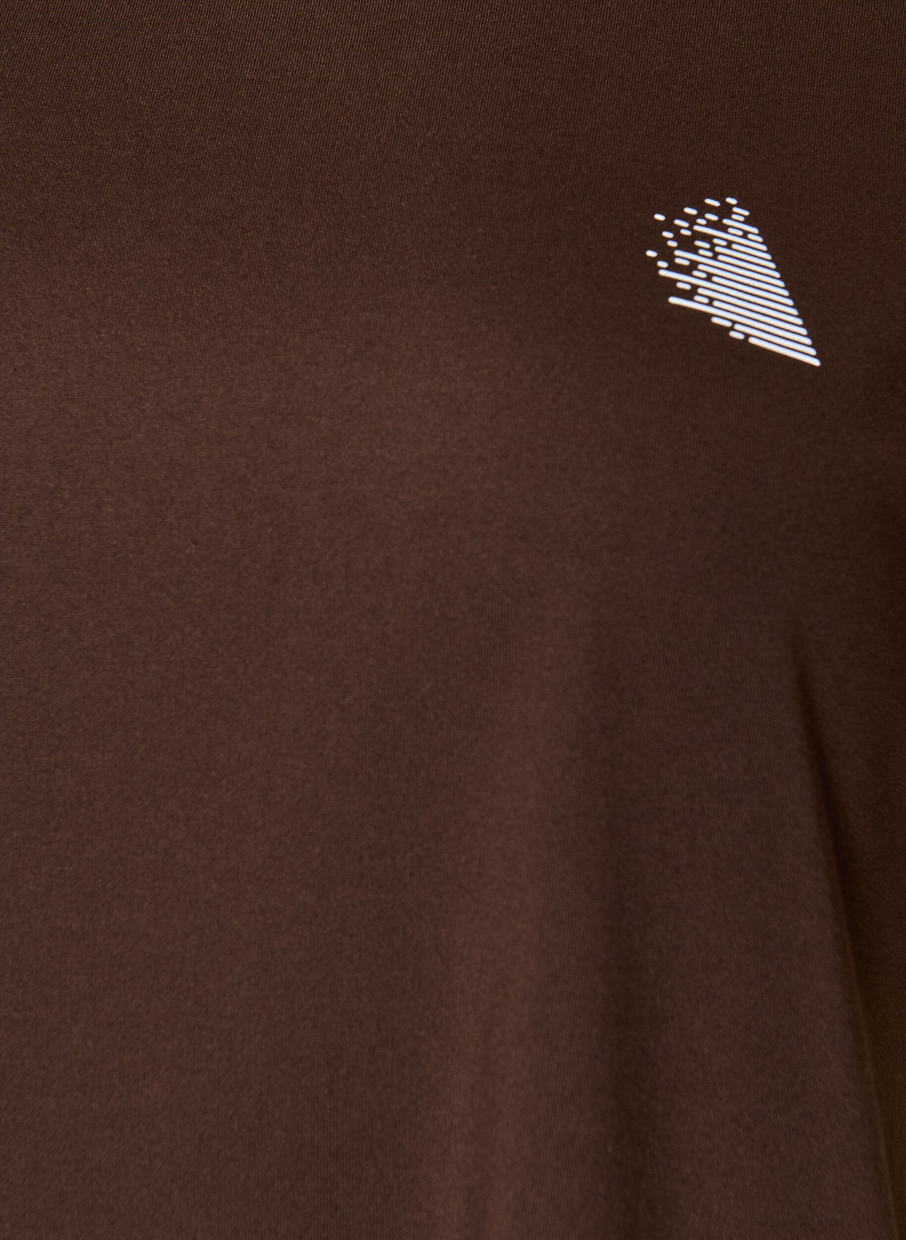 ZizzifashionSolid-coloured training T-shirt, Brown, Packshot image number 2