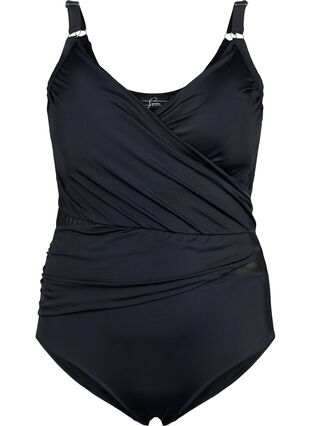 Swimsuit with wrap, Black, Packshot image number 0