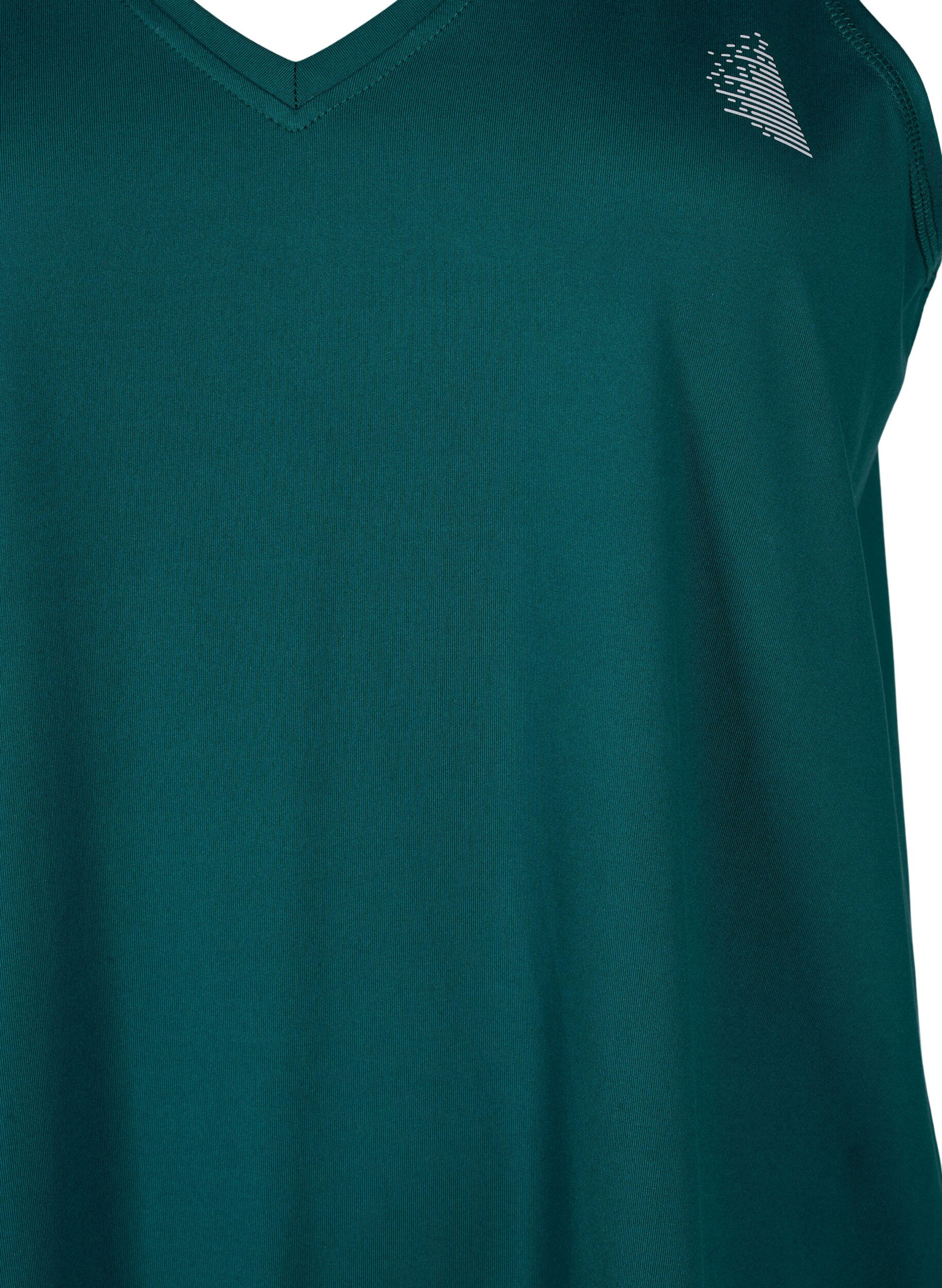 Zizzifashion V-neck training top, Deep Teal, Packshot image number 2