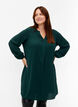 Long-sleeved V-neck dress, Scarab, Model image number 0