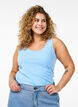 Cotton basic top, Light Blue, Model image number 0