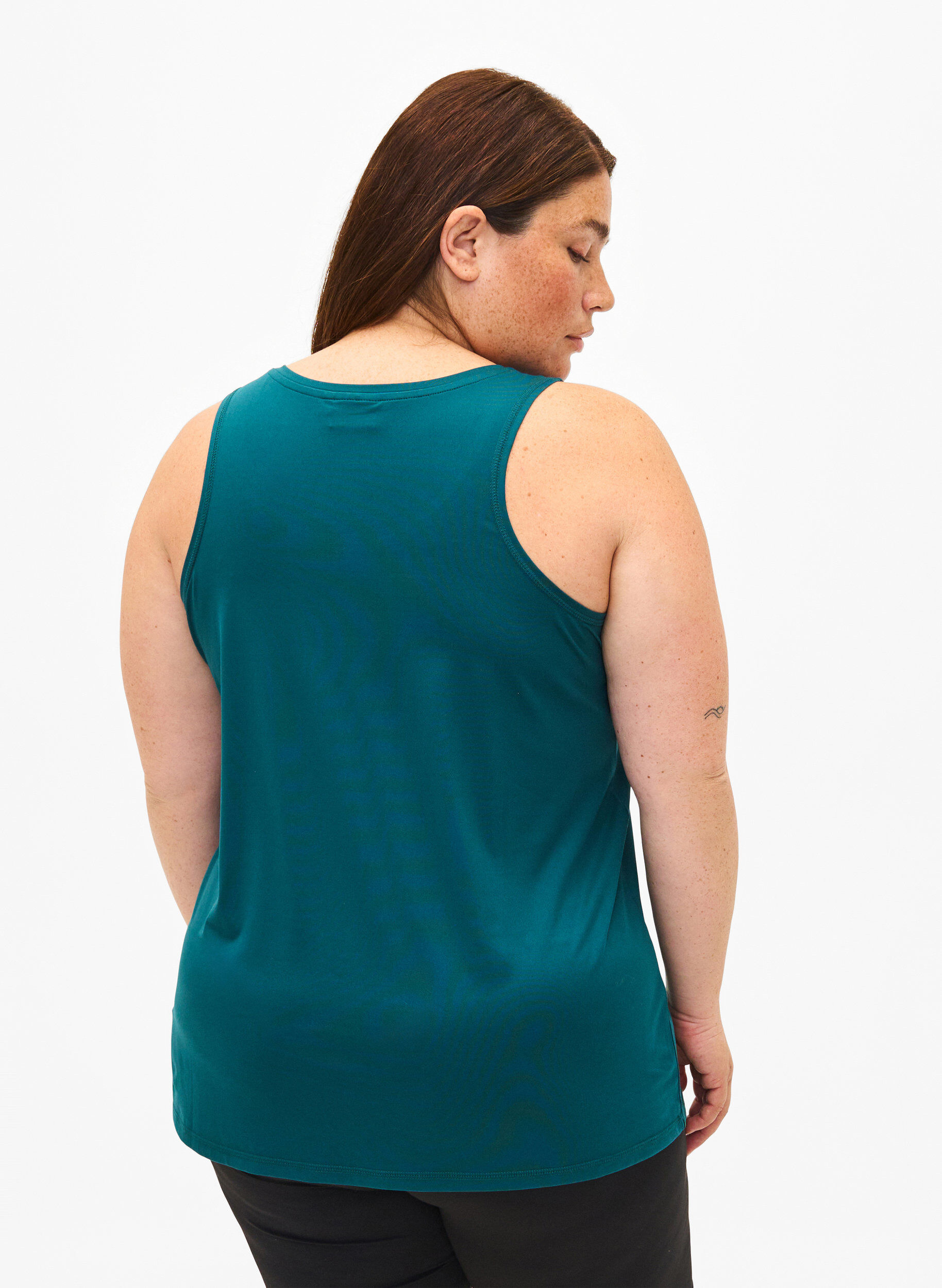 Zizzifashion Training top with a round neck, Deep Teal, Model image number 1