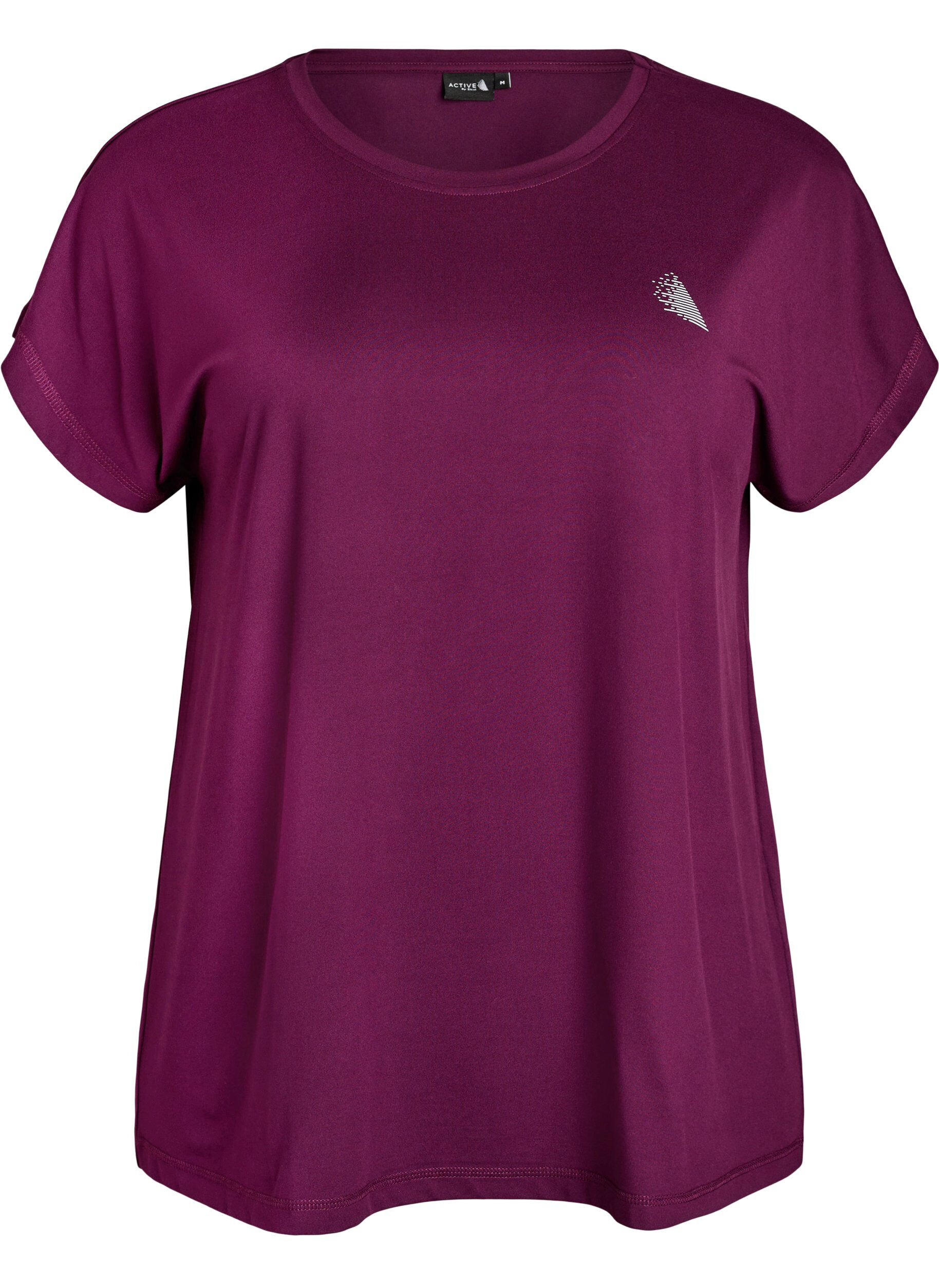 Solid-coloured training T-shirt