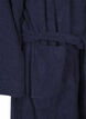 Terry bathrobe with a zipper, Navy Blazer, Packshot image number 3