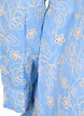 Dress with embroidered flowers and long sleeves, Light Blue, Packshot image number 3
