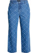 Kiana jeans with a high waist and distressed pattern, Light Blue, Packshot image number 0