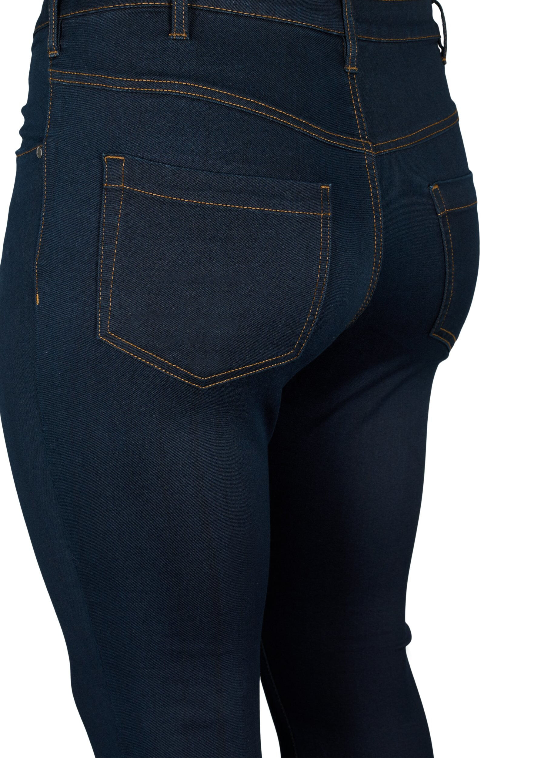 ZizzifashionSuper slim Amy jeans with high waist, Tobacco Un, Packshot image number 3