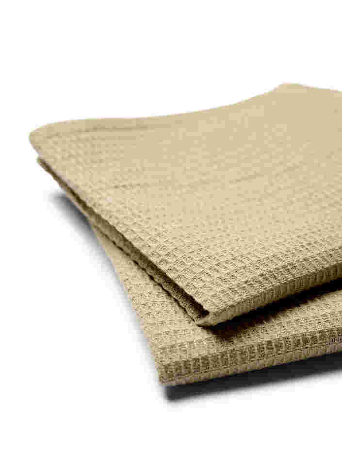 2-pack cotton dish cloth, Oxford Tan, Packshot image number 1