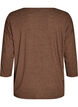 FLASH &ndash; Jersey blouse with 3/4 sleeves, Brown, Packshot image number 1
