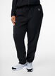 Sweatpants with textured detail, Black, Model image number 0