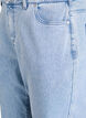 Pinstriped Kiana jeans with straight fit, Blue, Packshot image number 2