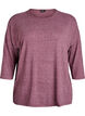 Jersey blouse with 3/4 sleeves, Red, Packshot image number 0