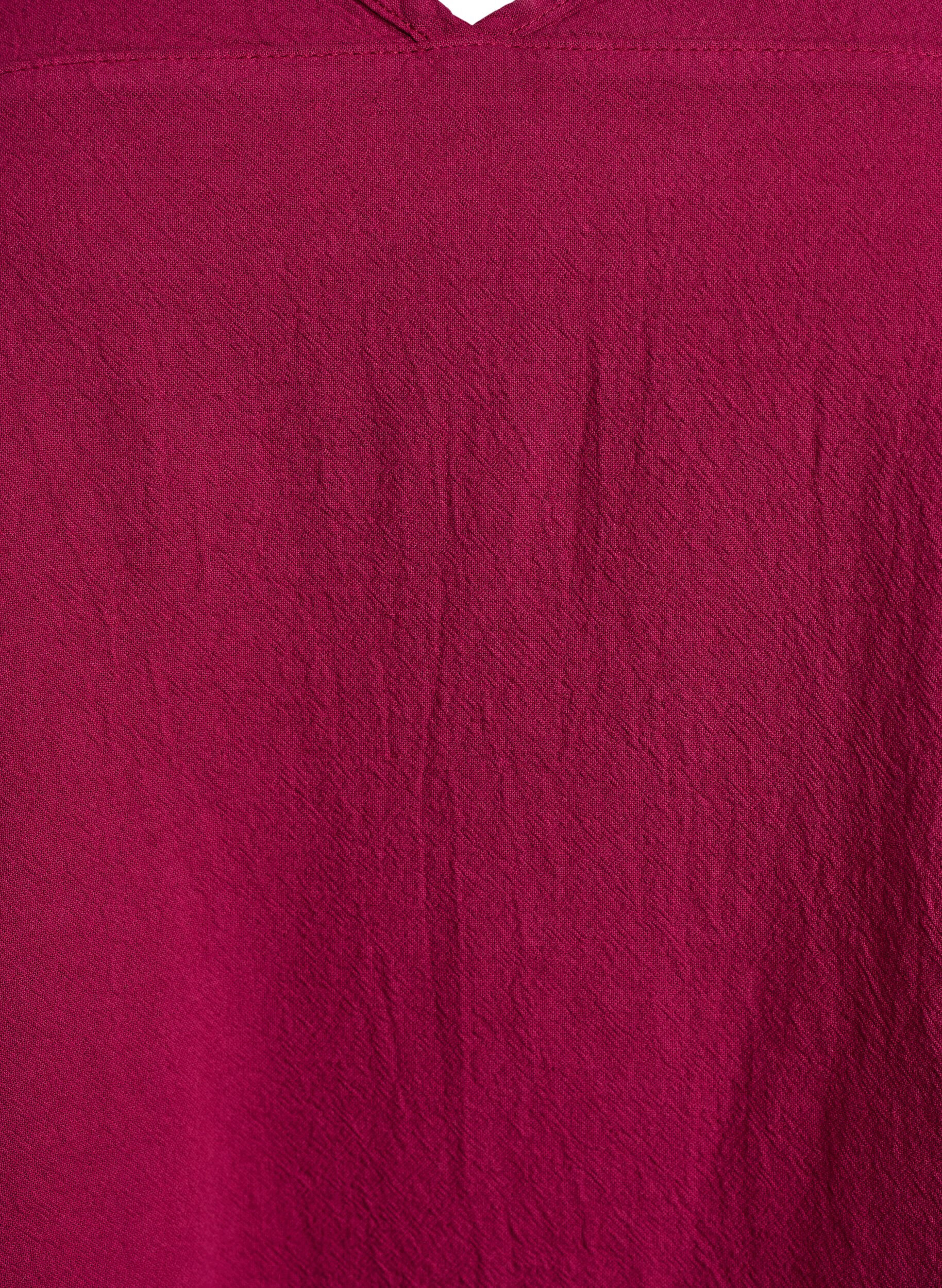 ZizzifashionShort-sleeved cotton dress, Red, Packshot image number 2