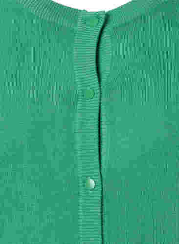 Ribbed cardigan with button closure, Leprechaun, Packshot image number 2