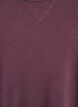 Cotton sweat dress with pockets, Dark Bordeaux, Packshot image number 2