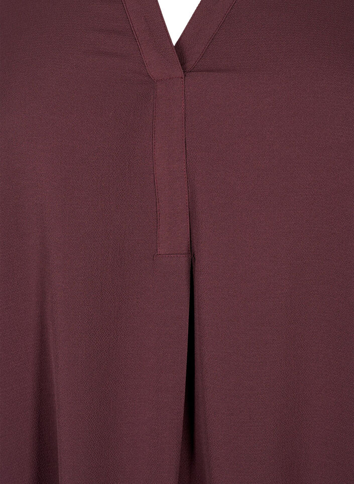 Plain colour top with v-neck, Fudge, Packshot image number 2