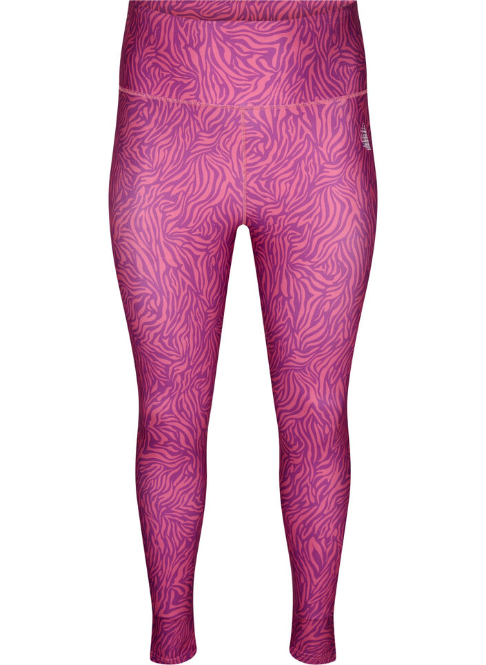 7/8 animal print workout leggings, Charisma AOP, Packshot image number 0