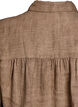Loose blouse with collar and buttons, Brown, Packshot image number 3
