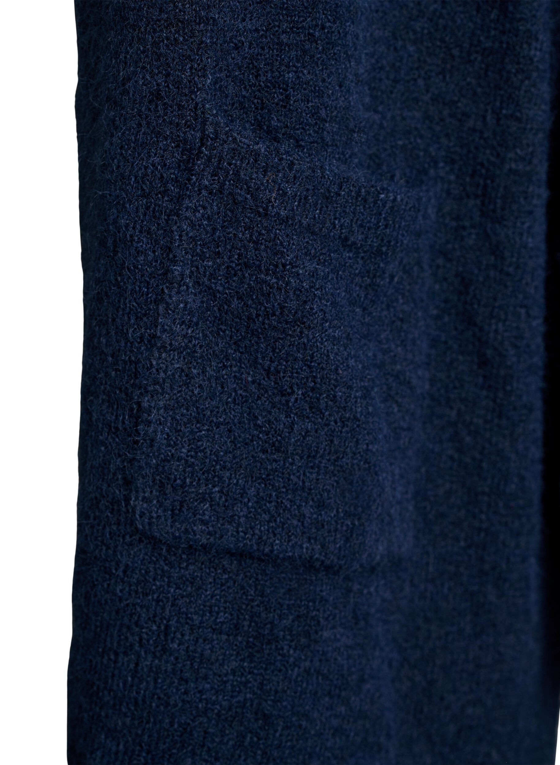 ZizzifashionLong cardigan with pockets, Blue, Packshot image number 2