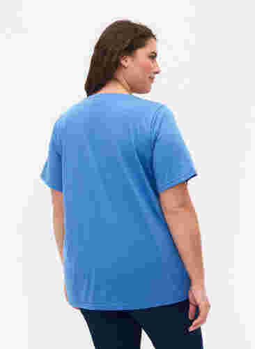FLASH - T-shirt with motif, Ultramarine, Model image number 1