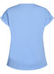 Short sleeve cotton blend T-shirt, Light Blue, Packshot image number 1