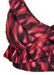 Bikini top with print and ruffle details, Pink, Packshot image number 2