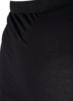 Pregnancy leggings with 3/4 length - Black - Sz. 42-60 - Zizzifashion