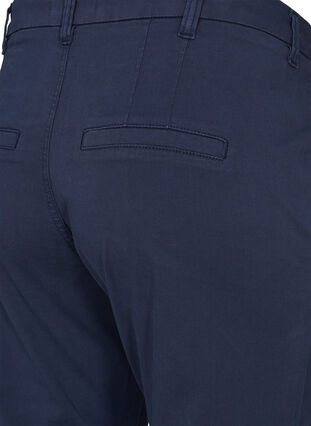 Chinos in cotton with pockets, Sky Captain, Packshot image number 2