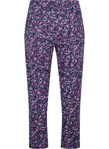 Cotton pajama pants with print, Night Sky Ditsy AOP, Packshot image number 1