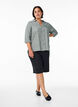 Shirt in linen and viscose with 3/4 sleeves, Green, Model image number 1