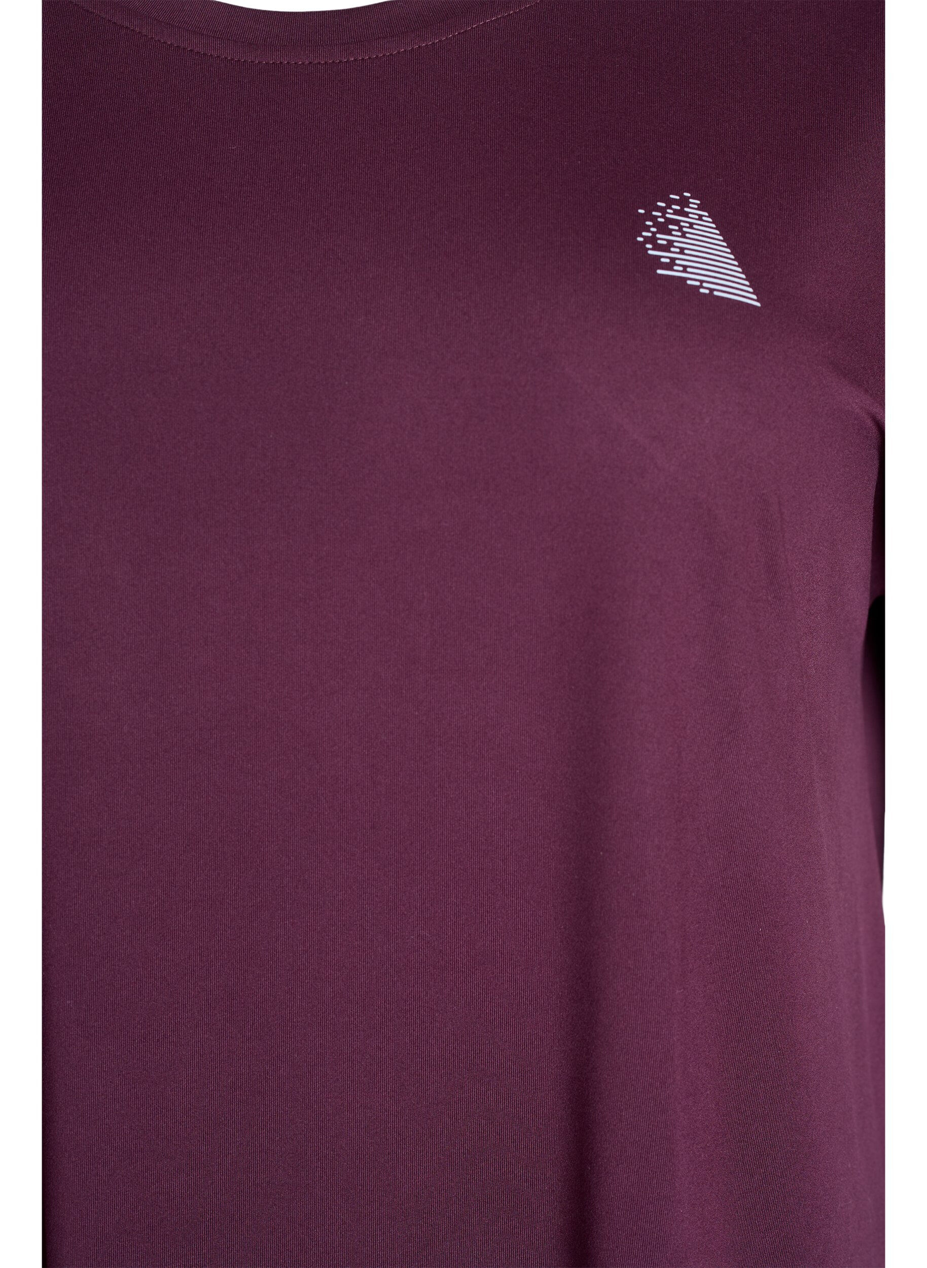 ZizzifashionLong workout T-shirt, Red, Packshot image number 2