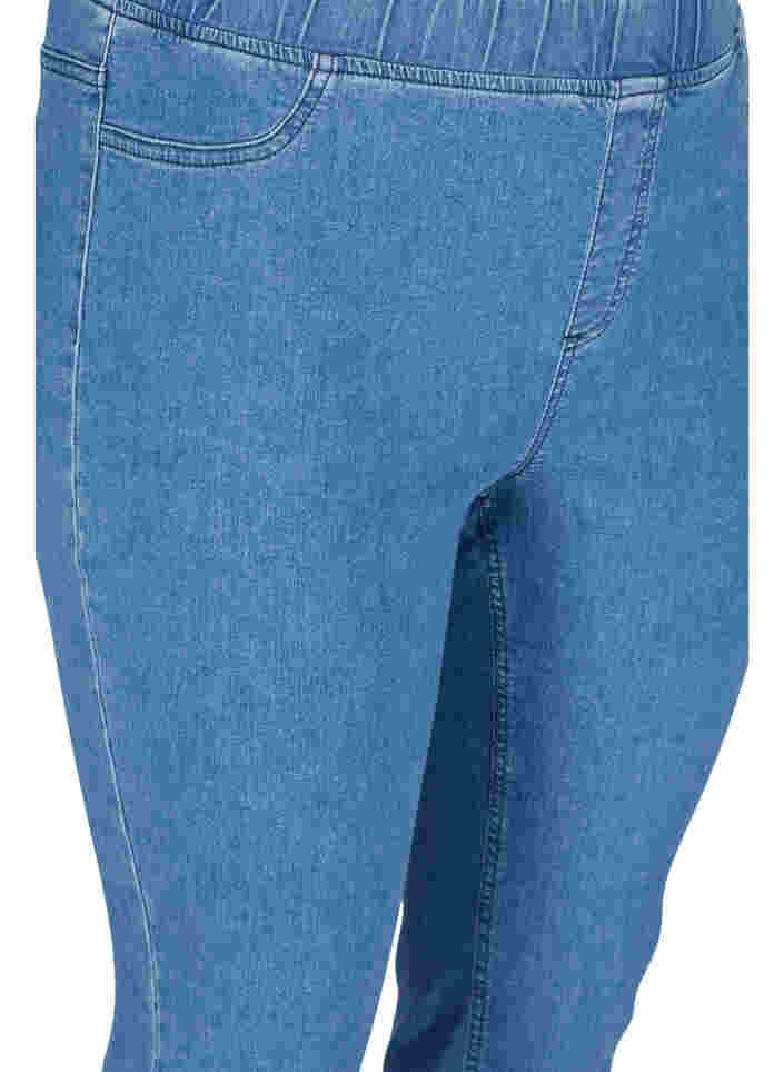 Jeggings with pockets, Blue denim, Packshot image number 2